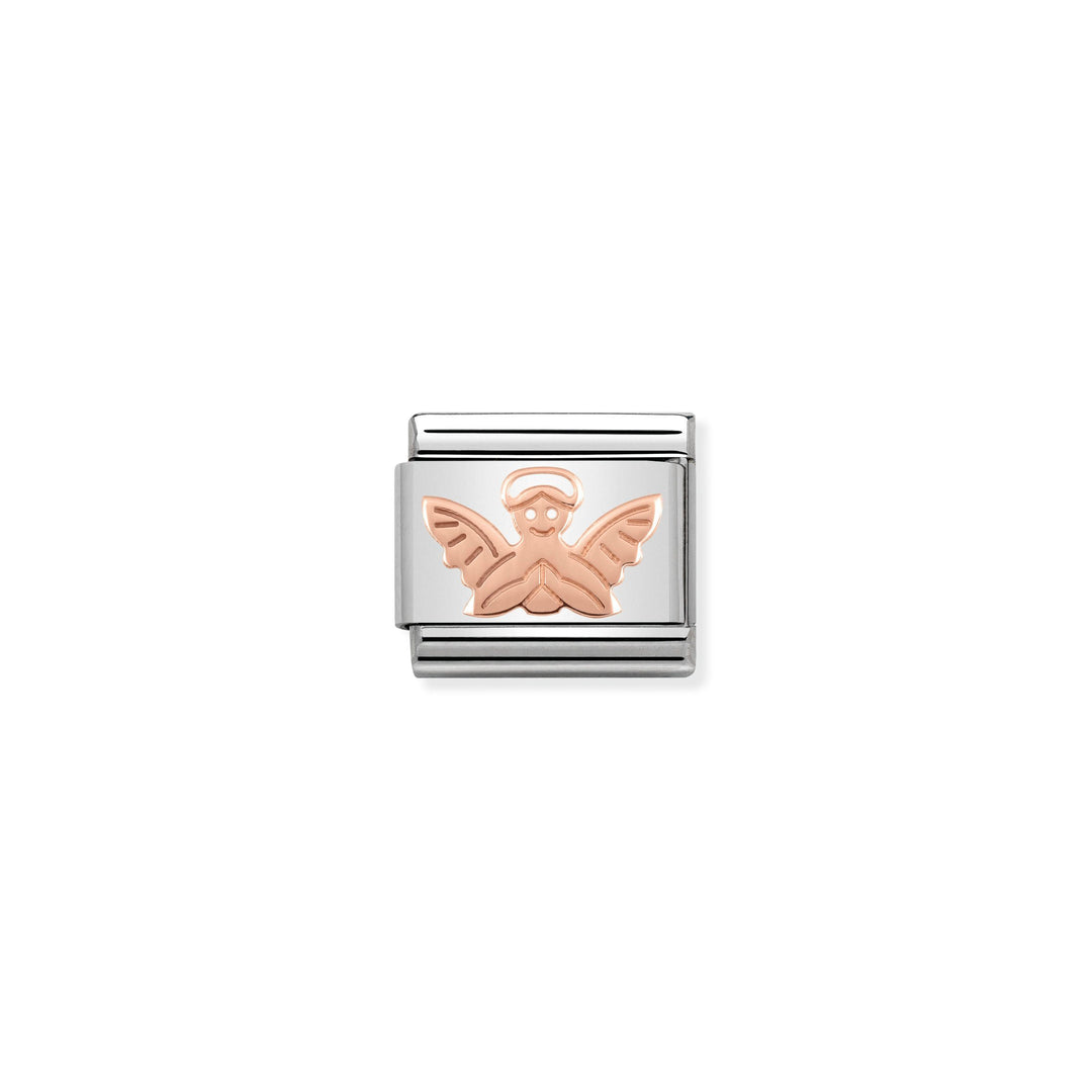 Nomination - Rose Gold Angel Charm