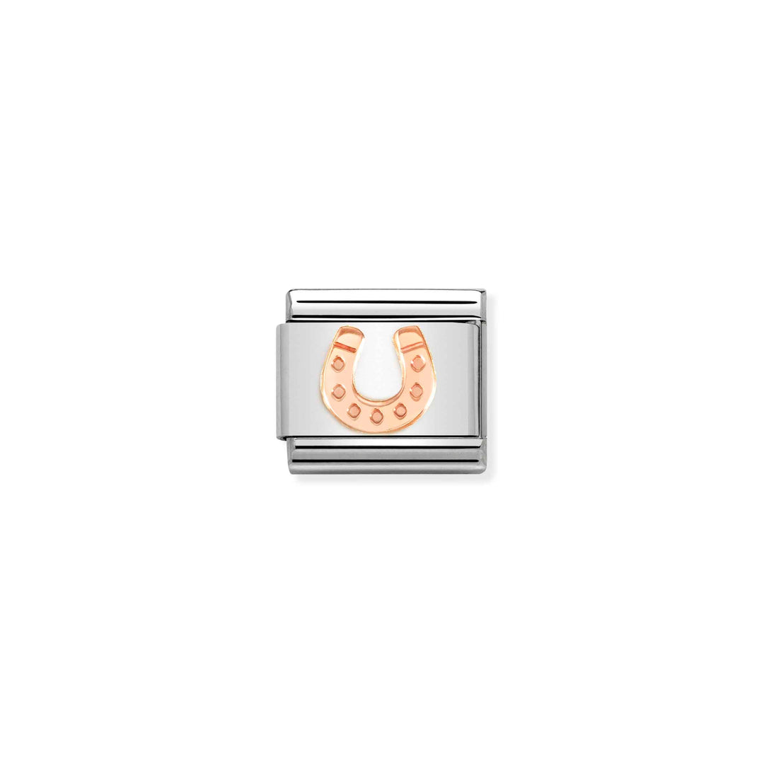 Nomination - Composable Rose Gold Horseshoe Charm