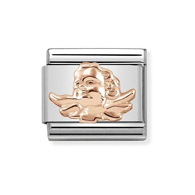 Nomination - Composable Guardian Angel Charm - Rose Gold