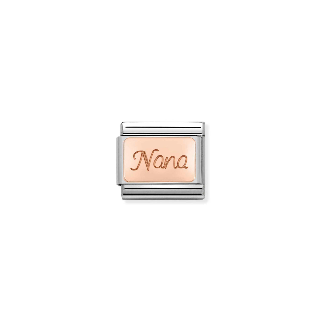 Nomination - Rose Gold Nana Charm