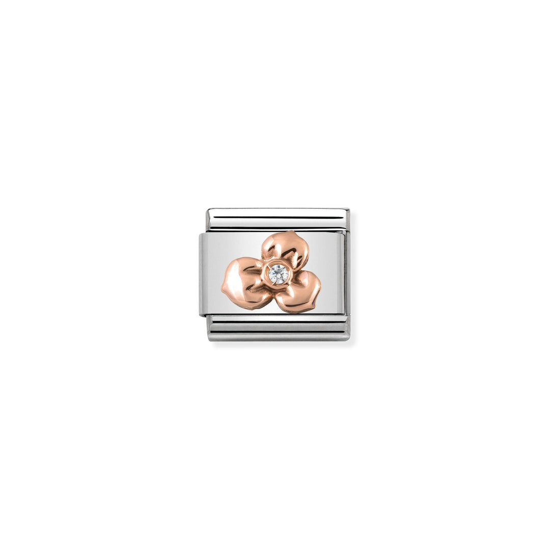 Nomination - Rose Gold Classic Flower Charm