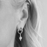 Kit Heath - Céleste North Star Hoop Earrings - Silver