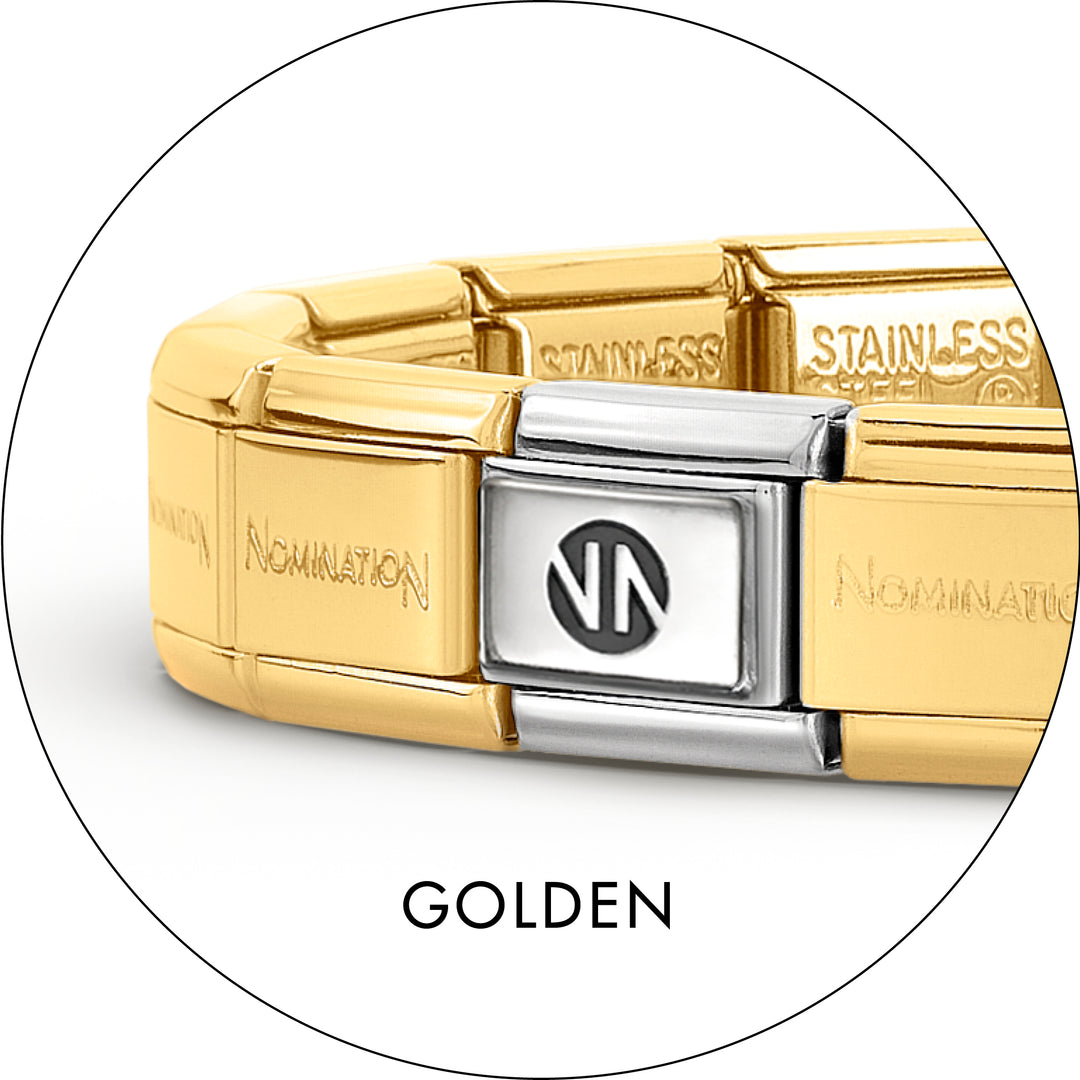 Nomination - Classic Yellow Gold Plain Base Bracelet