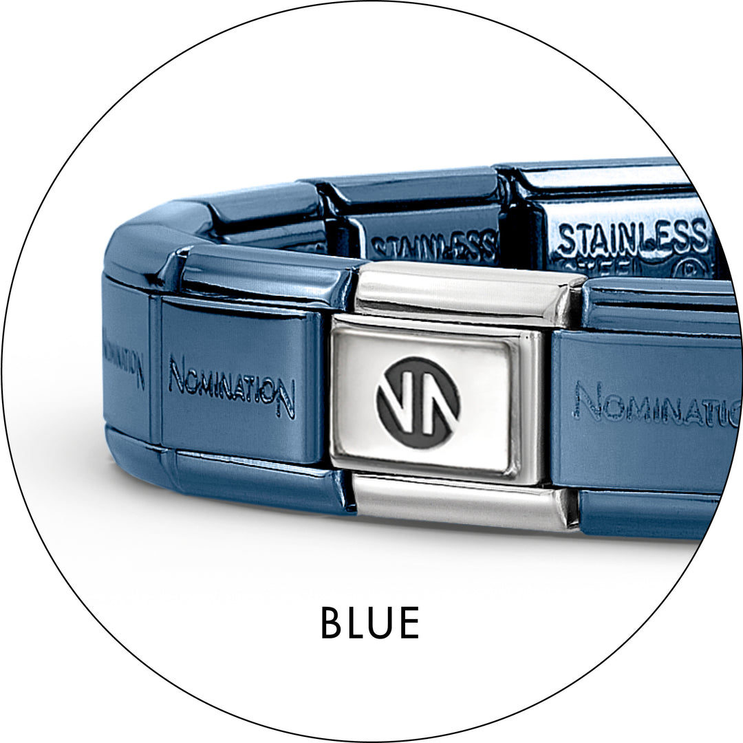 Nomination - Classic Blue Plain Base Bracelet