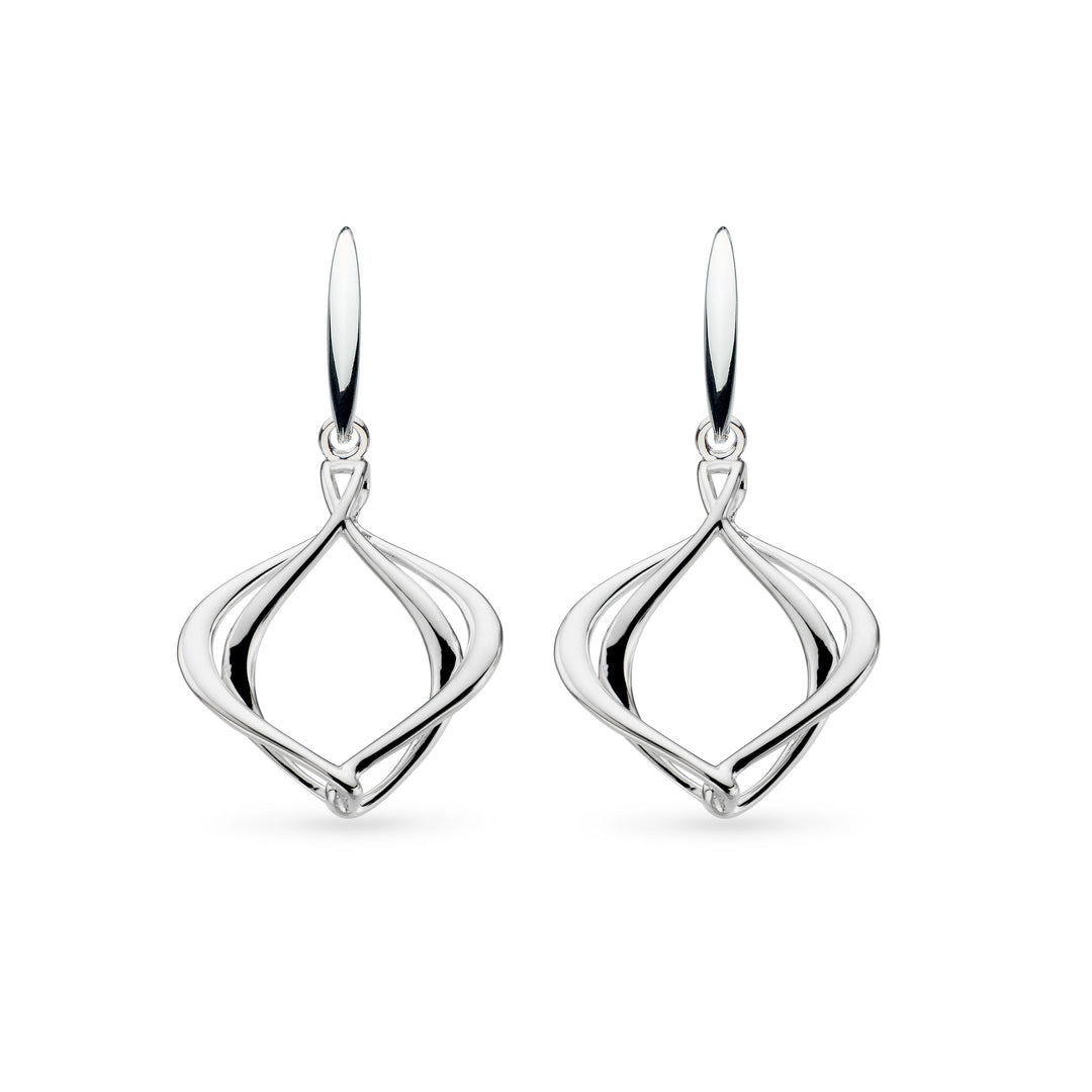 Kit Heath - Alicia Grande Drop Earrings - Silver