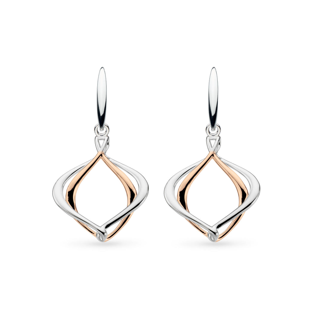 Kit Heath - Alicia Rose Grande Drop Earrings - Silver