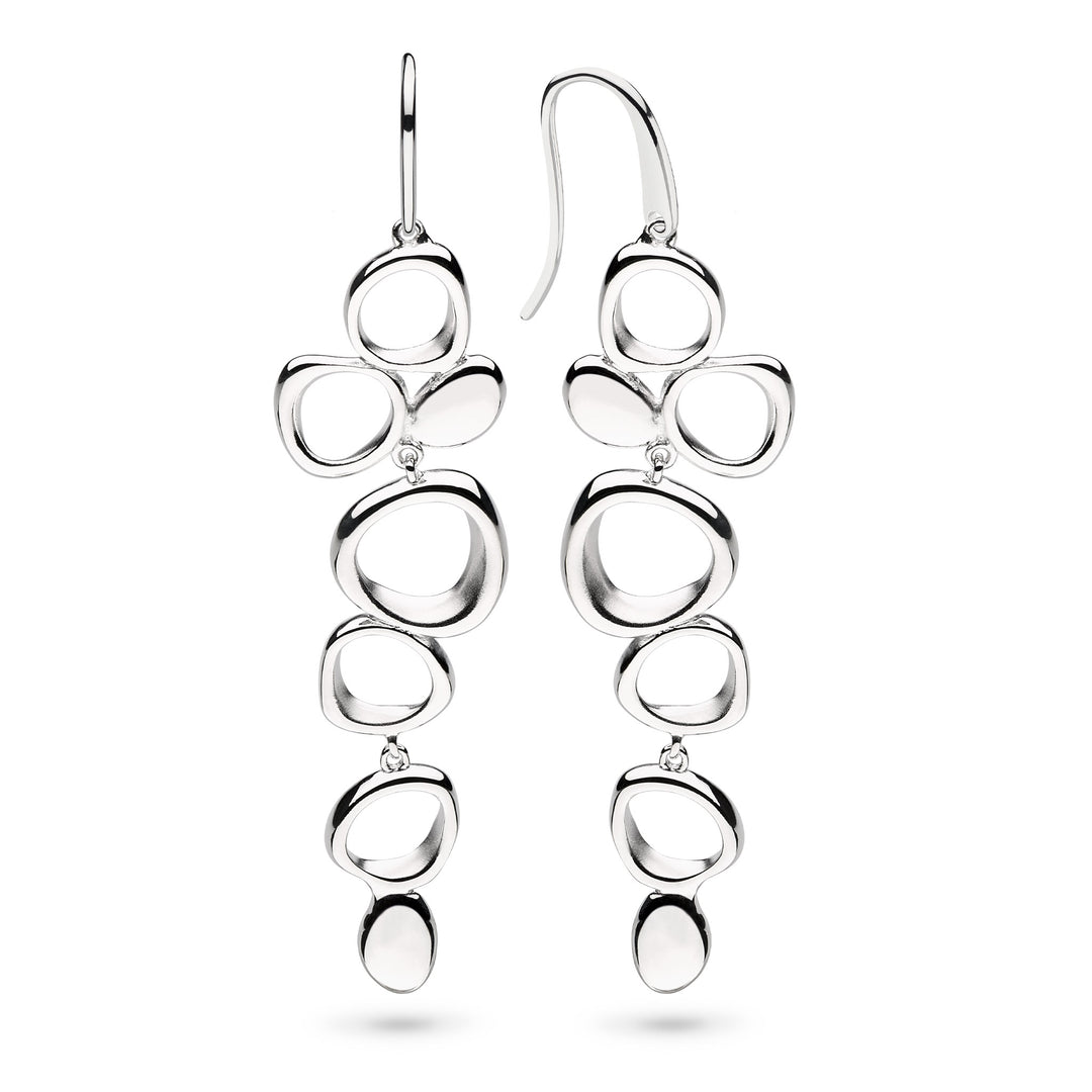 Kit Heath - Coast Shore Cascade Drop Earrings - Silver