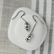 Kit Heath - Coast Tumble Sand Drop Earrings - Silver