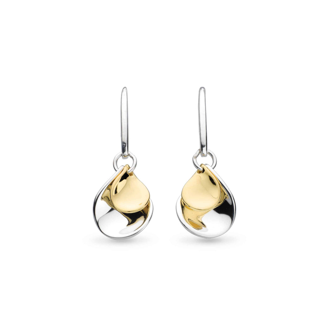 Kit Heath - Blossom Enchanted Petal Golden Drop Earrings - Gold