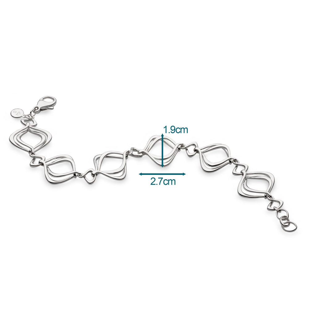 Kit Heath - Alicia Entwined Link Bracelet - Silver