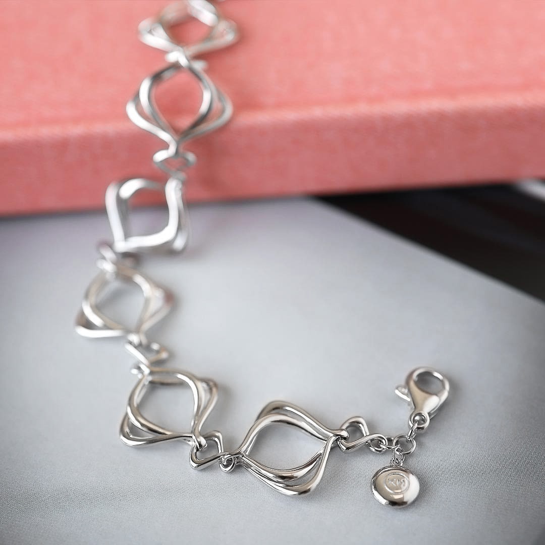 Kit Heath - Alicia Entwined Link Bracelet - Silver