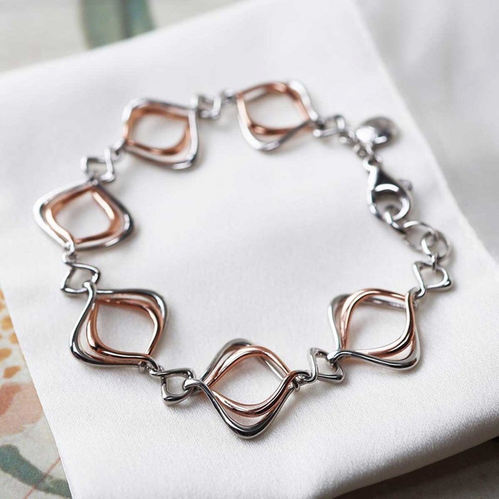 Kit Heath - Alicia Rose Entwined Link Bracelet - Silver