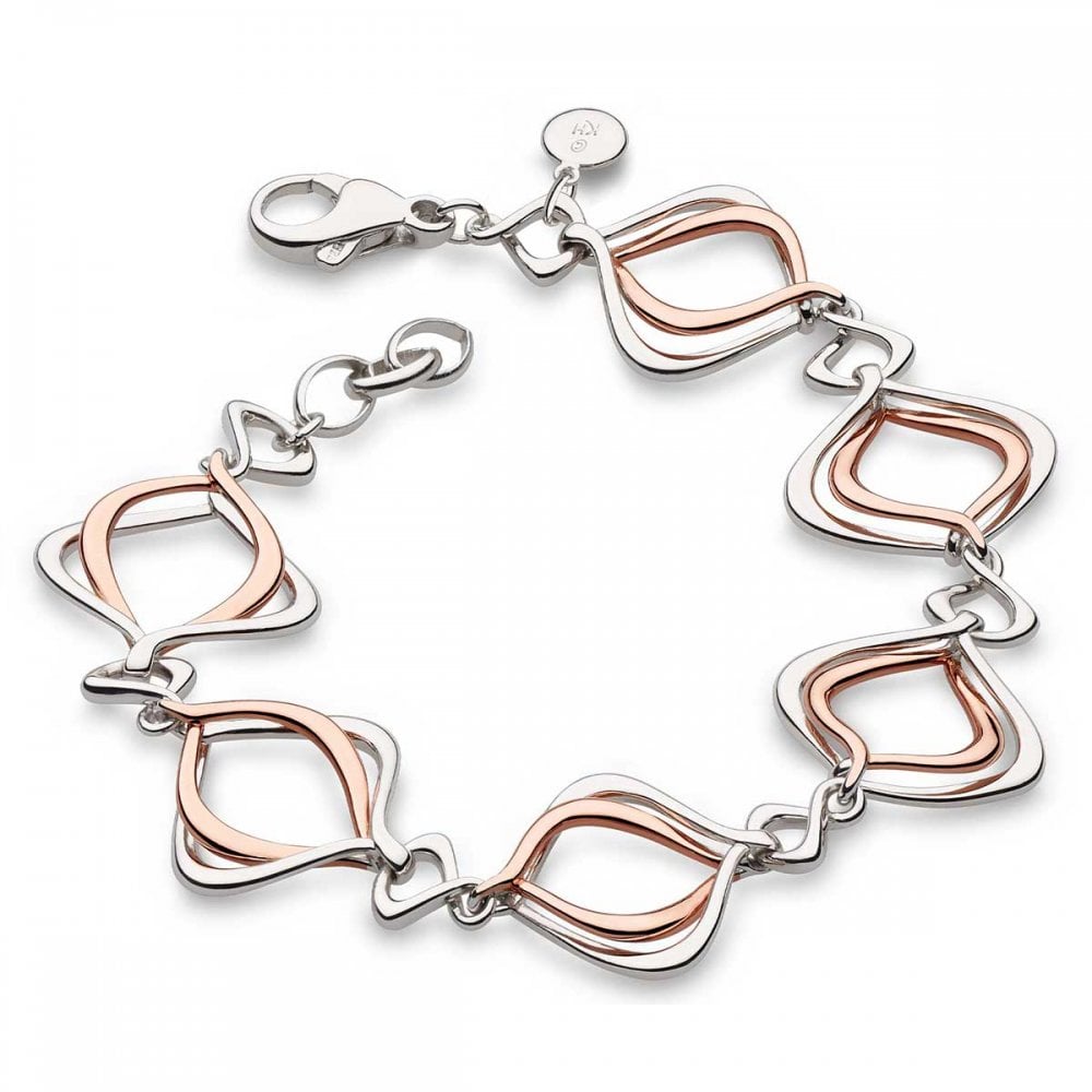 Kit Heath - Alicia Rose Entwined Link Bracelet - Silver