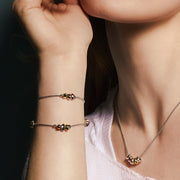 Kit Heath - Coast Tumble Golden Station Bracelet - Silver