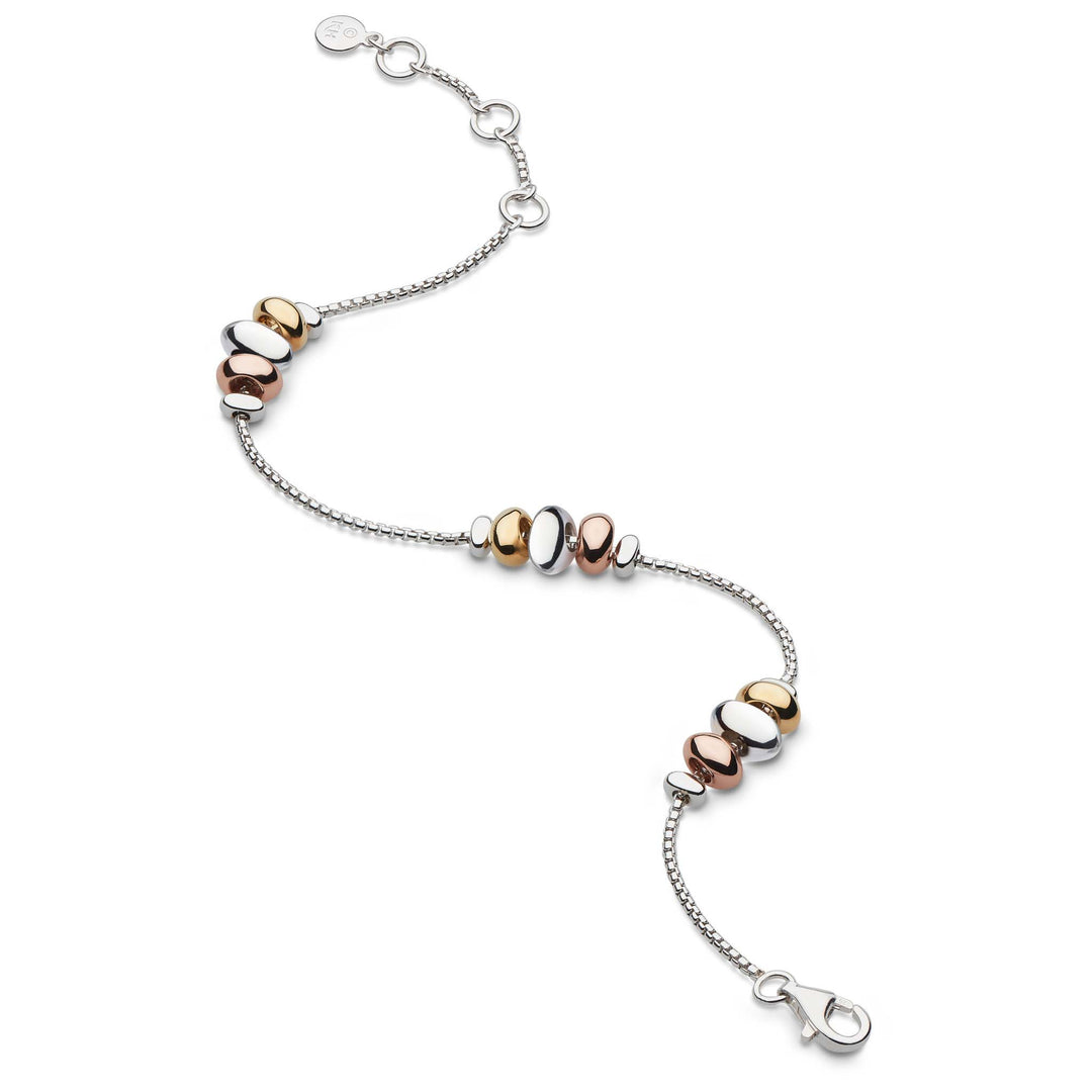 Kit Heath - Coast Tumble Golden Station Bracelet - Silver