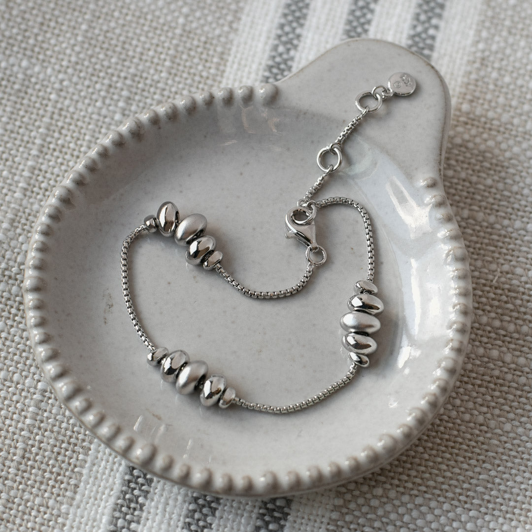 Kit Heath - Coast Tumble Sand Station Bracelet - Silver