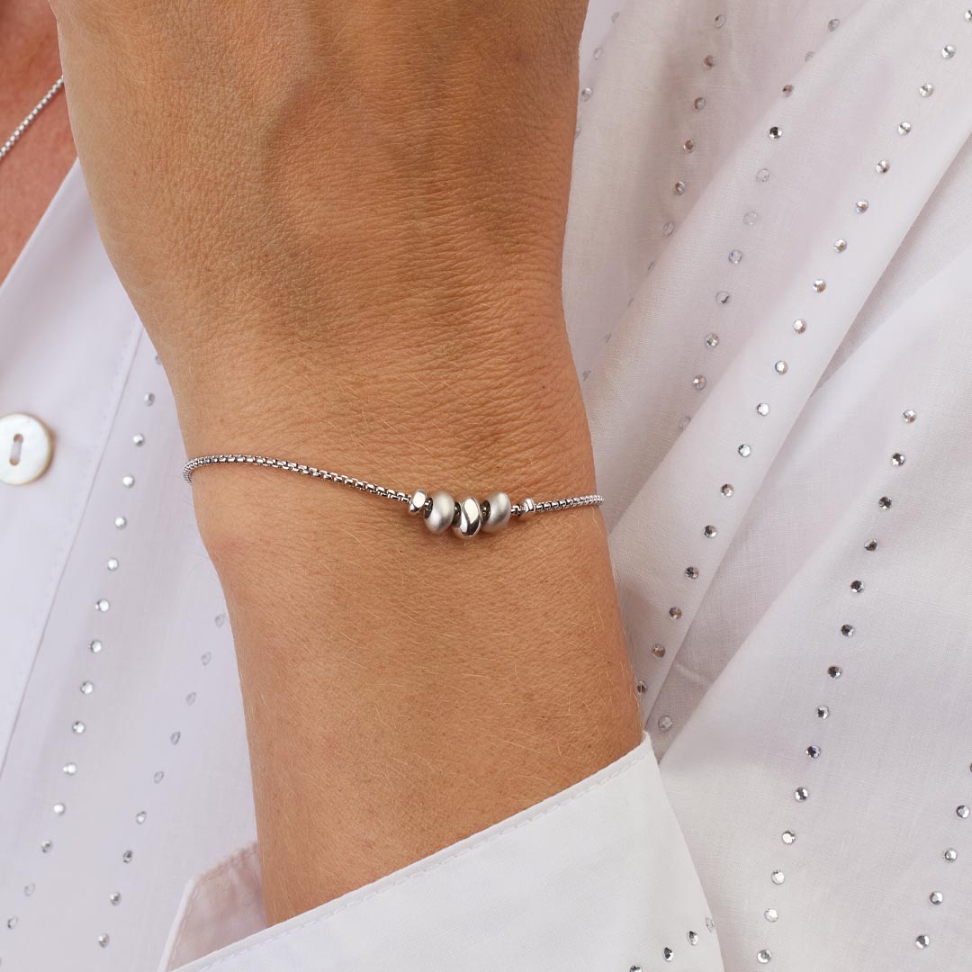 Kit Heath - Coast Tumble Sand Station Bracelet - Silver