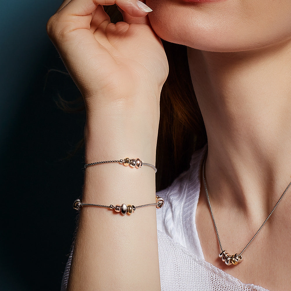 Kit Heath - Coast Tumble Golden Toggle Bracelet - Silver