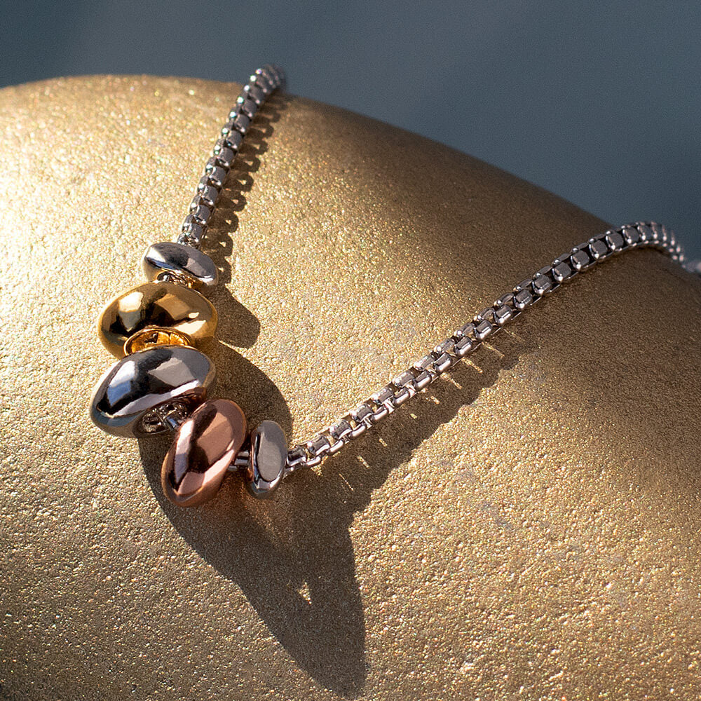 Kit Heath - Coast Tumble Golden Toggle Bracelet - Silver