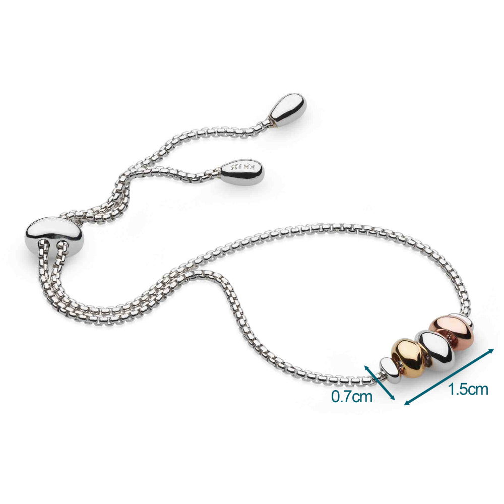 Kit Heath - Coast Tumble Golden Toggle Bracelet - Silver