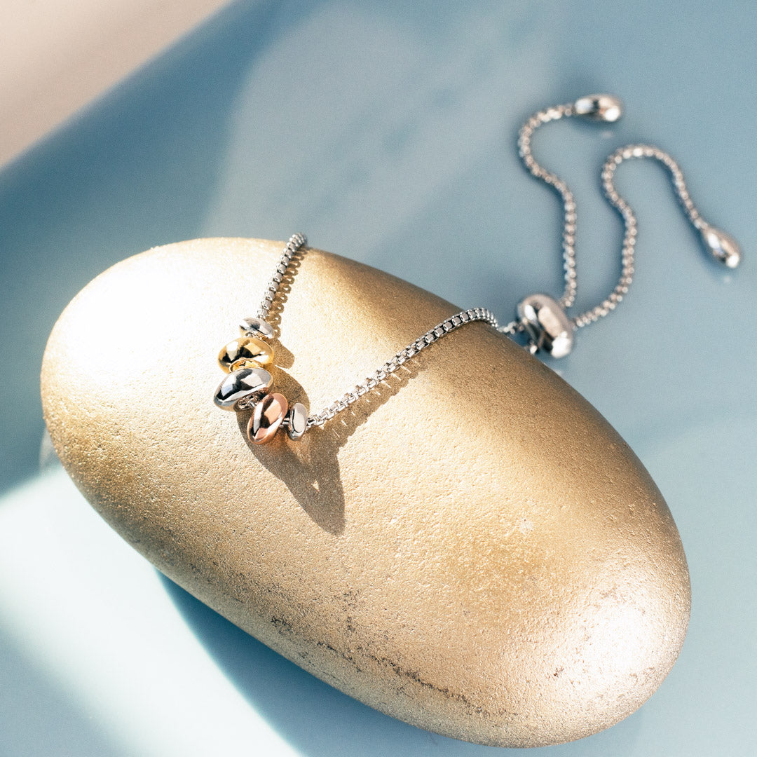 Kit Heath - Coast Tumble Golden Toggle Bracelet - Silver