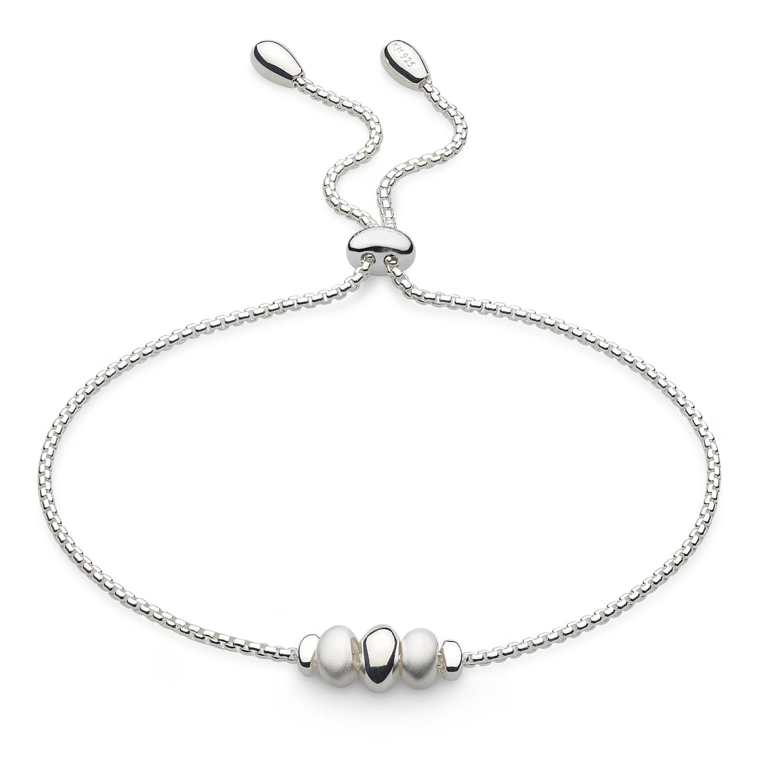 Kit Heath - Coast Tumble Sand Toggle Bracelet - Silver