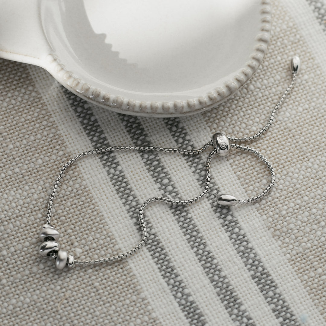 Kit Heath - Coast Tumble Sand Toggle Bracelet - Silver