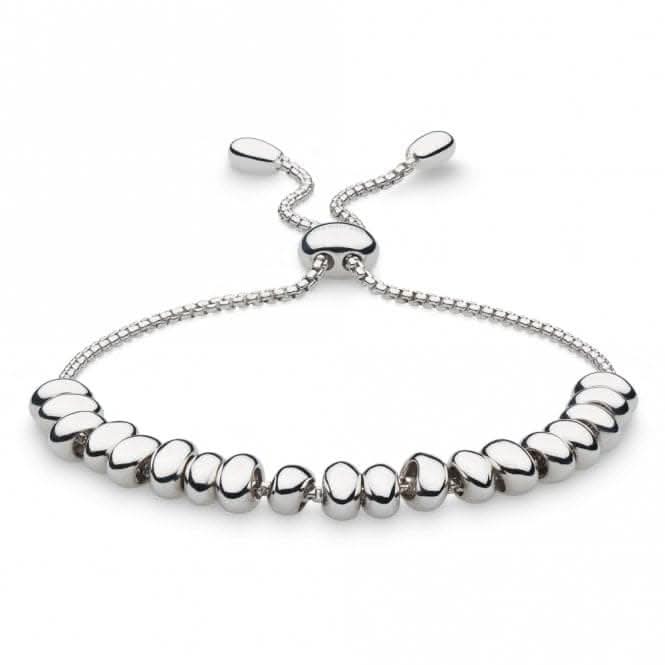 Kit Heath - Coast Tumble Half Row Toggle Bracelet - Silver