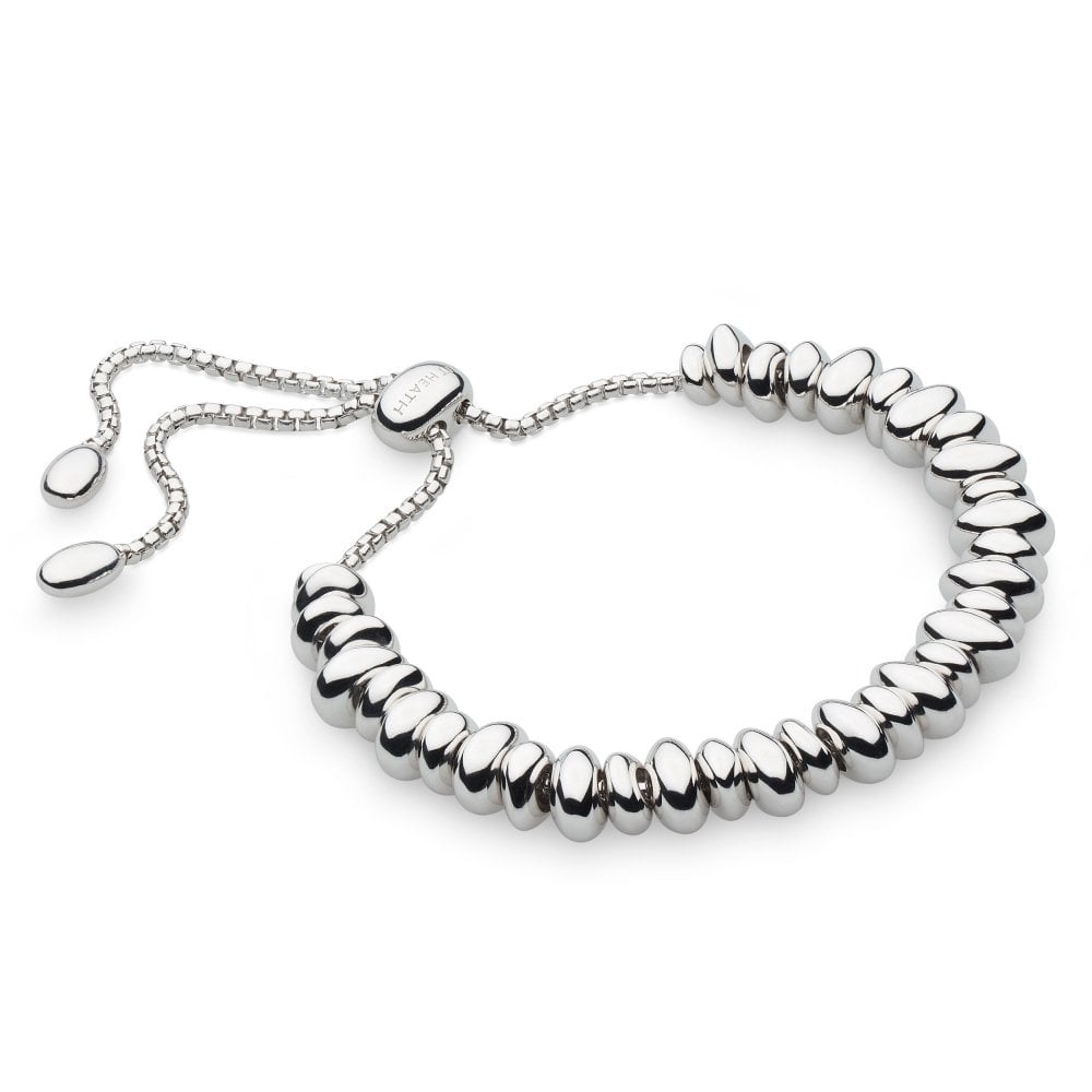 Kit Heath - Coast Tumble Grande Full Row Toggle Bracelet - Silver