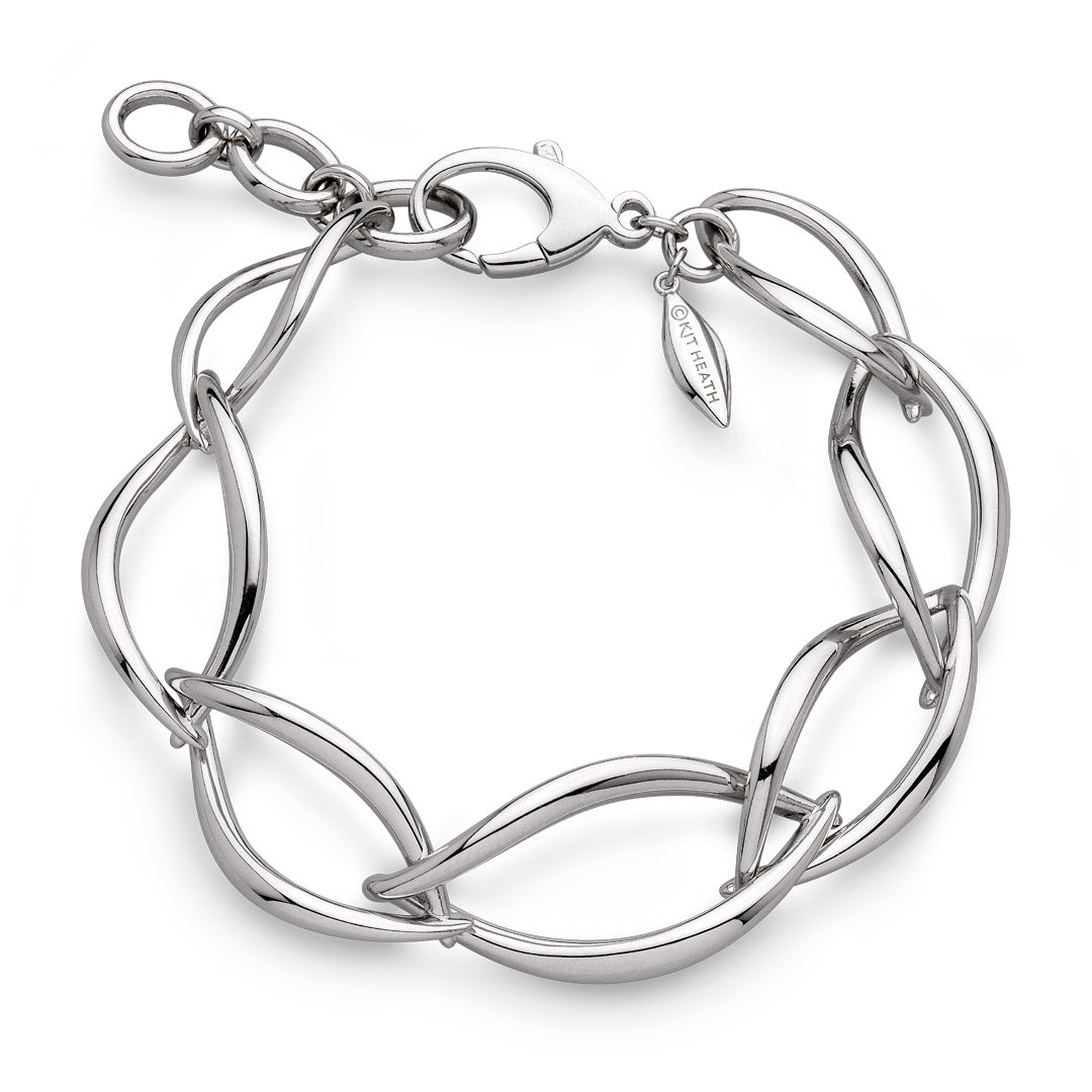 Kit Heath - Entwine Twine Twist Link Bracelet - Silver