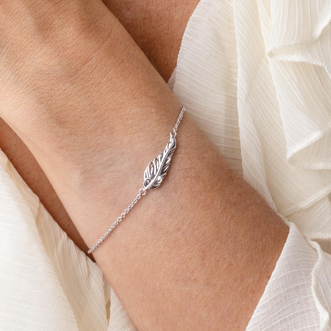 Kit Heath - Feather Wisp Bracelet - Silver