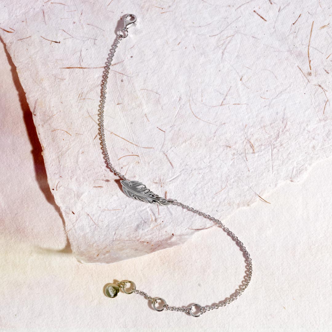 Kit Heath - Feather Wisp Bracelet - Silver