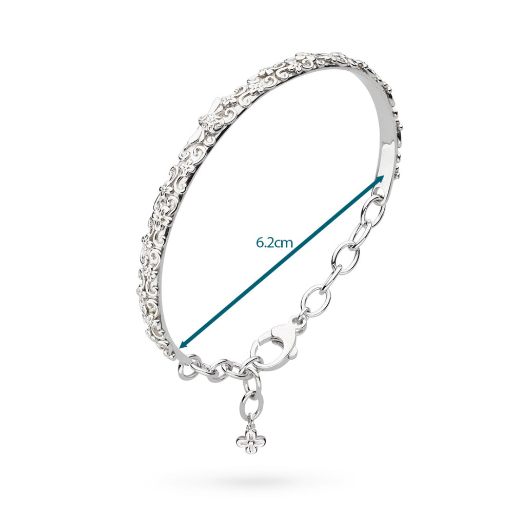 Kit Heath - Blossom Flyte Honey Bee Changle Bracelet - Silver
