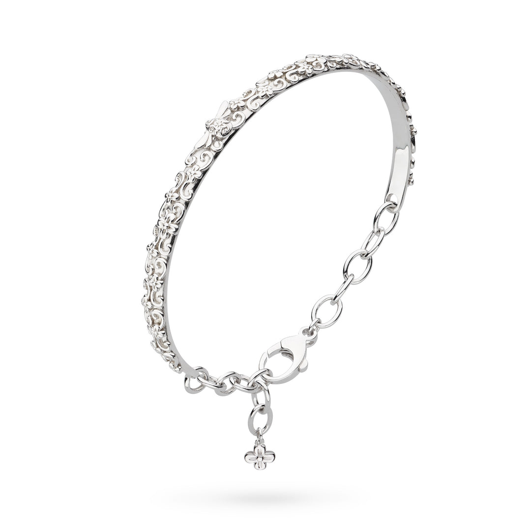 Kit Heath - Blossom Flyte Honey Bee Changle Bracelet - Silver