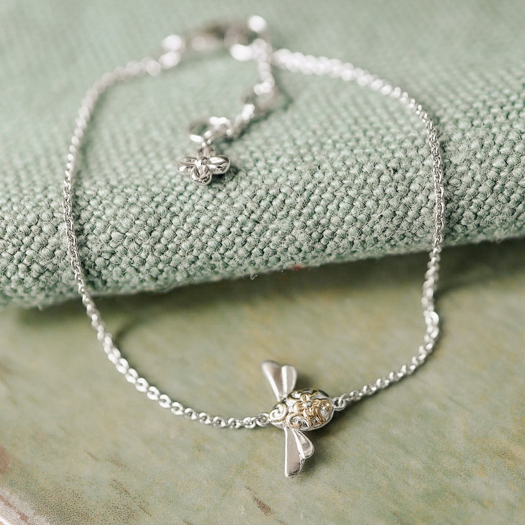 Kit Heath - Blossom Flyte Honey Bee Bracelet - Silver