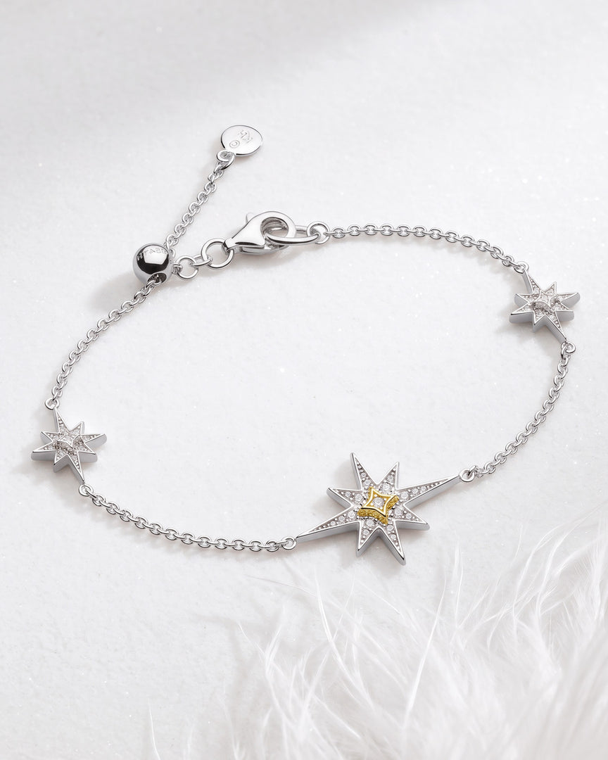 Kit Heath - Céleste North Star Bracelet - Silver & Gold