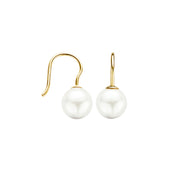 Blush - Drop Pearl Earrings - 14kt Yellow Gold