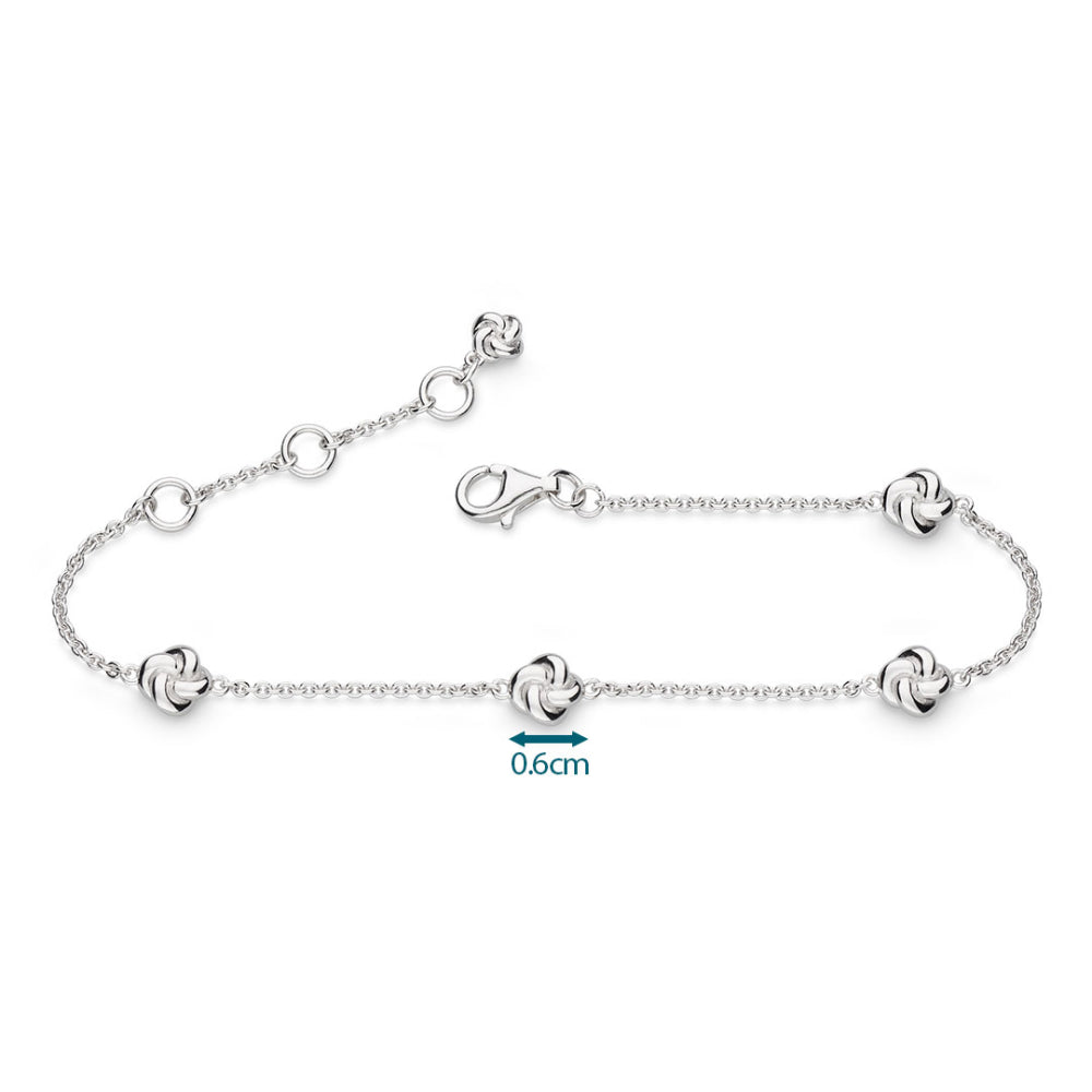 Kit Heath - Marina Tide Knot Bracelet - Silver
