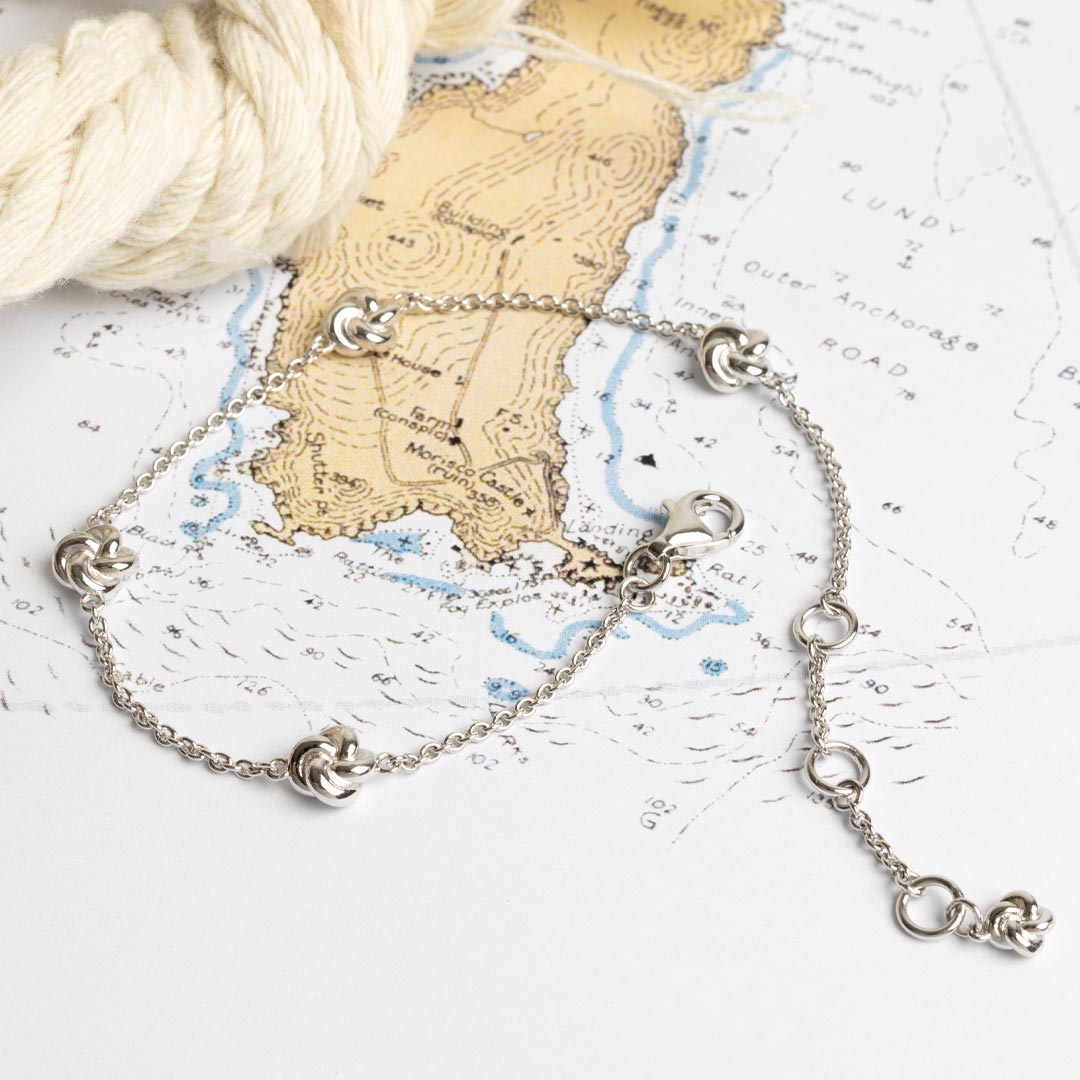 Kit Heath - Marina Tide Knot Bracelet - Silver