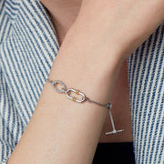 Kit Heath - Marina Rope Link Duo Golden Slider Bracelet - Gold