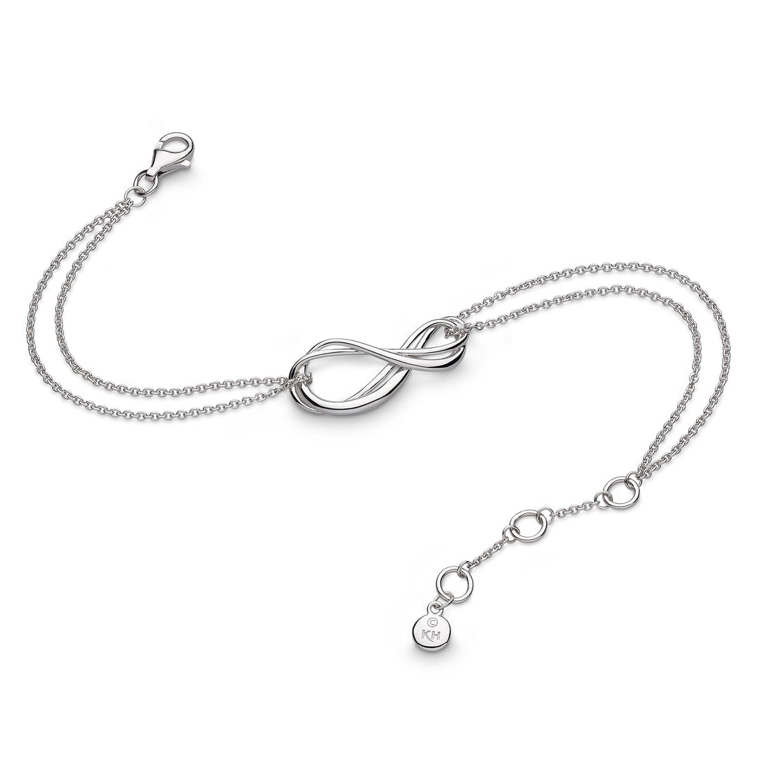 Kit Heath - Infinity Twin Chain Bracelet - Silver