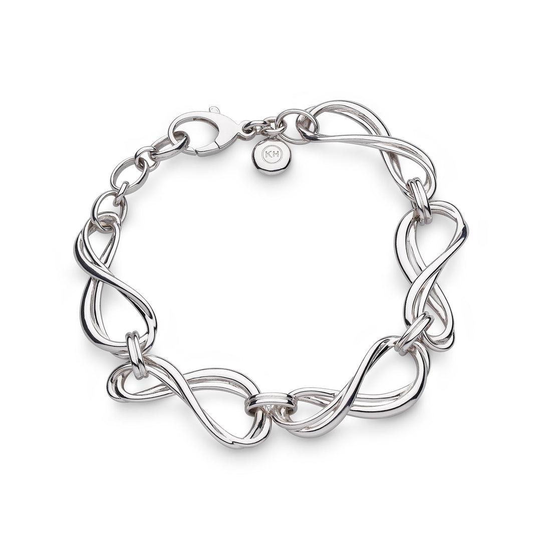 Kit Heath - Infinity Grande Link Bracelet - Silver
