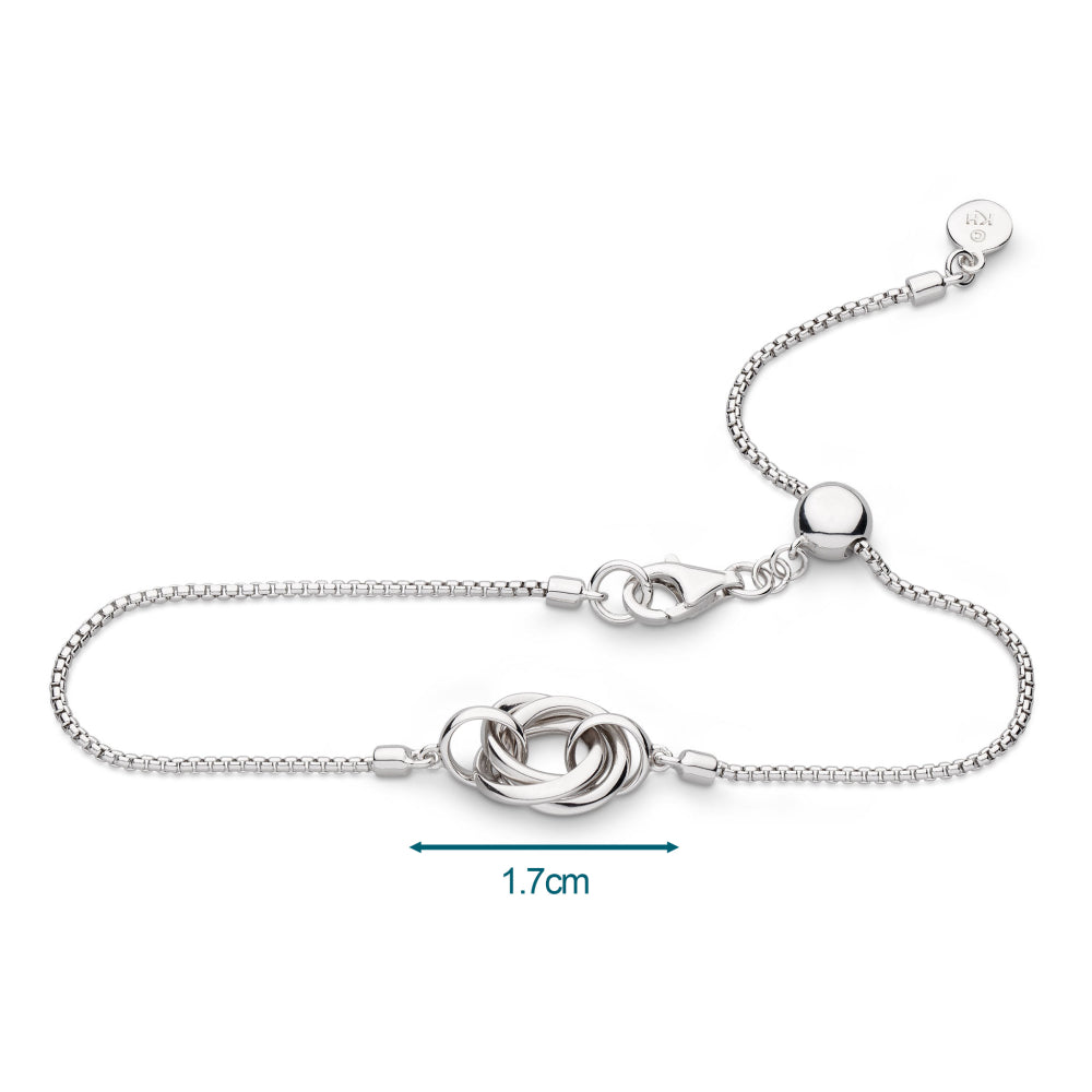 Kit Heath - Bevel Trilogy Bracelet - Silver