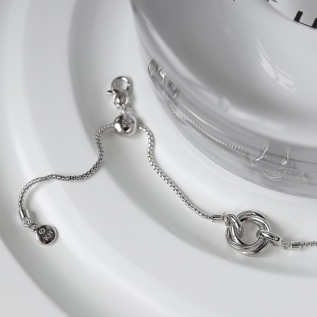 Kit Heath - Bevel Trilogy Bracelet - Silver