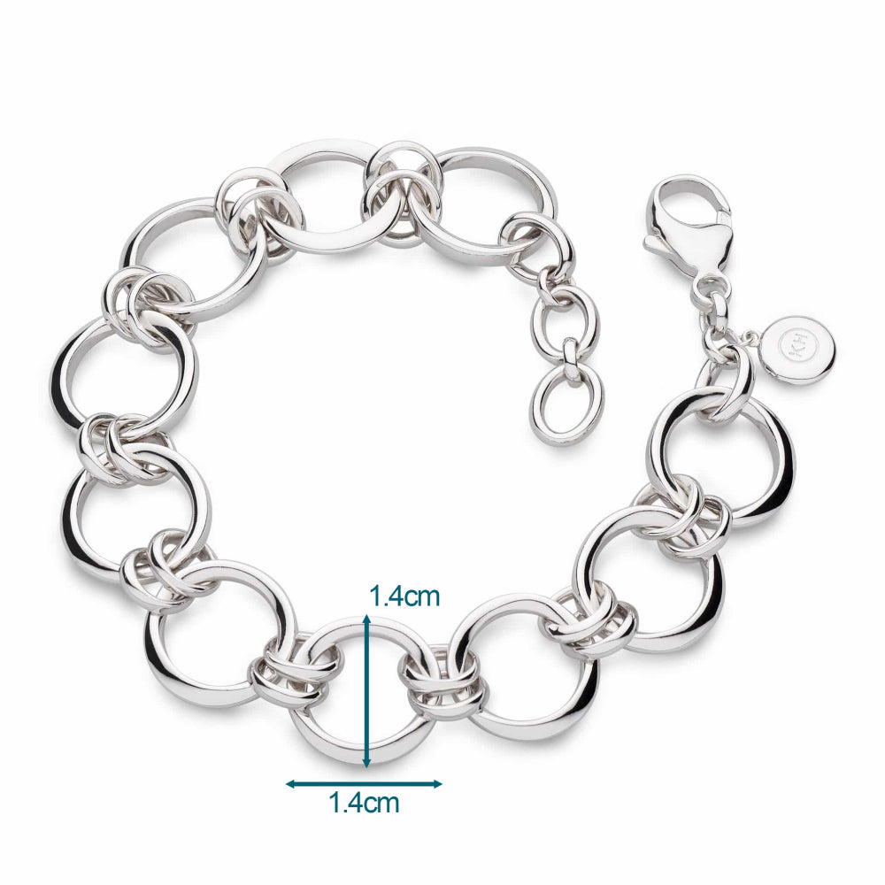 Kit Heath - Bevel Unity Grande Bracelet - Silver