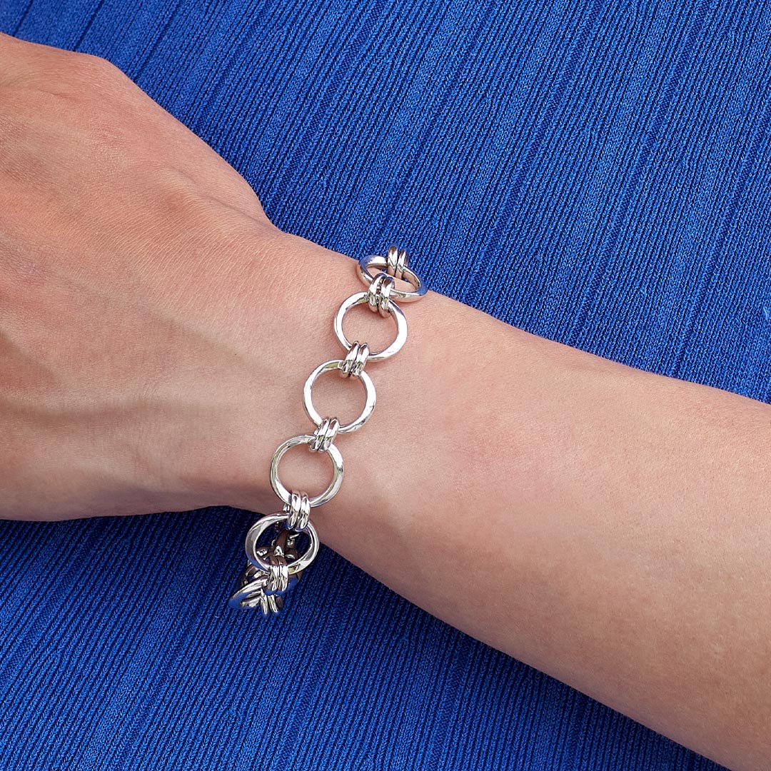 Kit Heath - Bevel Unity Grande Bracelet - Silver