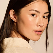 Blush - 4.5mm CZ Trio Stud Earrings - 14kt Yellow Gold