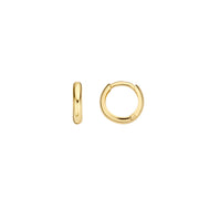 Blush - 1.5mm Mini Hoops - 14kt Yellow Gold