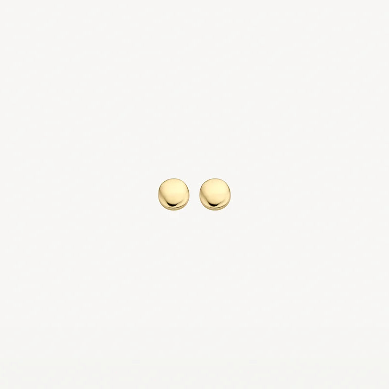 Blush - 3.7mm Dome-Shaped Stud Earrings - 14kt Yellow Gold
