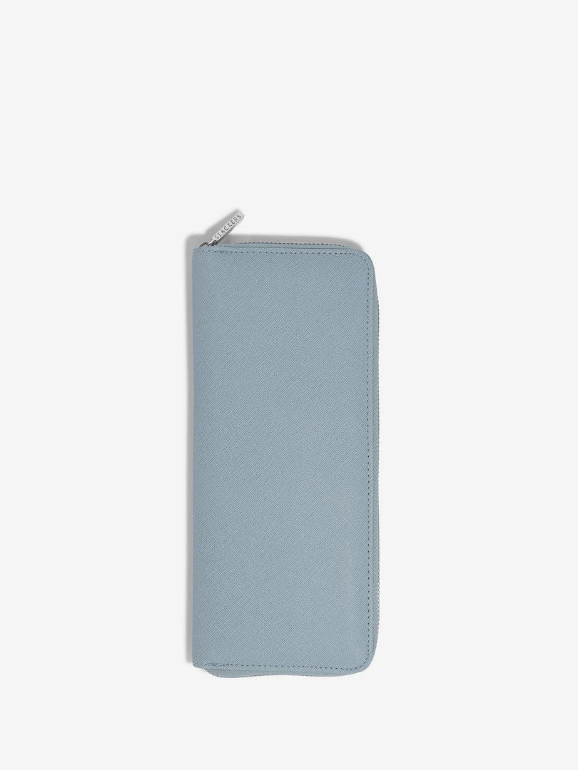 Stackers - Dusky Blue Jewellery Roll